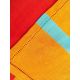 Gerecycleerde sari plaid (dubbellaags sari overgestikt) 110 x 150 cm
